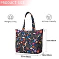 thumbnail image 4 of Bernese Mountain and Flower Travel Tote Bags for Women Carry On,Large Weekender Bags for Women Travel,Multi Functional Duffle Bag for Work,Shopping,Sports, 4 of 5