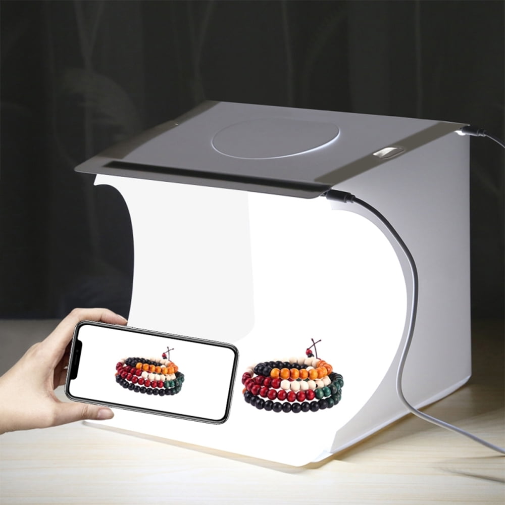 PULUZ Dual Light Lightbox Mini 40Pcs LED Light Room foliding