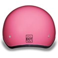 thumbnail image 5 of Daytona Helmets Motorcycle Half Helmet Skull Cap- Hi-Gloss Pink 100% DOT Approved, 5 of 5