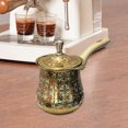 thumbnail image 4 of HUGFEGWE Cafetière Turque Pichet à Fondre Théière à Long Manche Bouilloire à Eau Résistante à la Rouille Polyvalente avec Couvercle Chauffe-Lait Bouilloire à Café, Style A, 550 ml CA919-76232, 4 of 7