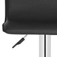 thumbnail image 4 of Safavieh Magda 23.2"-29.5" Chrome Steel Bar Stool in White, 4 of 5