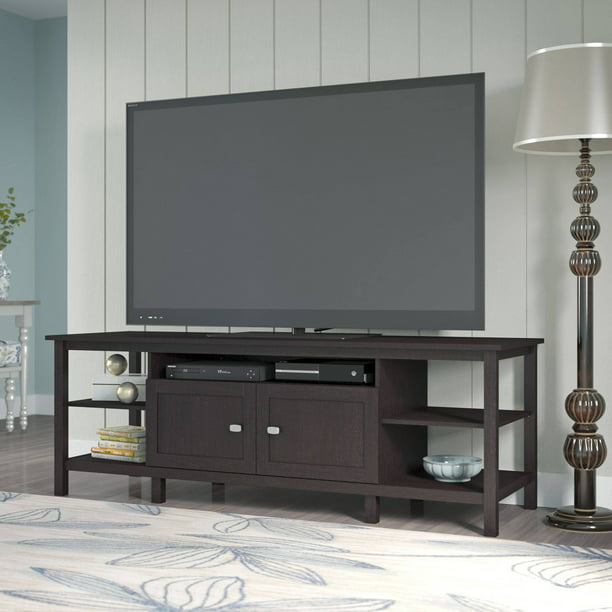 Montclair Tv Stand In Espresso Oak For Tv S Up To 75 Inches Walmart Com Walmart Com