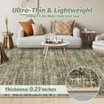 thumbnail image 3 of Runner Rug for Bedroom Soft Vintage Distressed Washable Rug Runners for Hallways Non-Slip Low Pile Retro Abstract Neutral Carpet for Bathroom Office Laundry Kitchen, 3 of 6