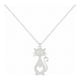 thumbnail image 1 of Collar De Gatito Con Corazón, Para Mujer De Plata 925, 1 of 4