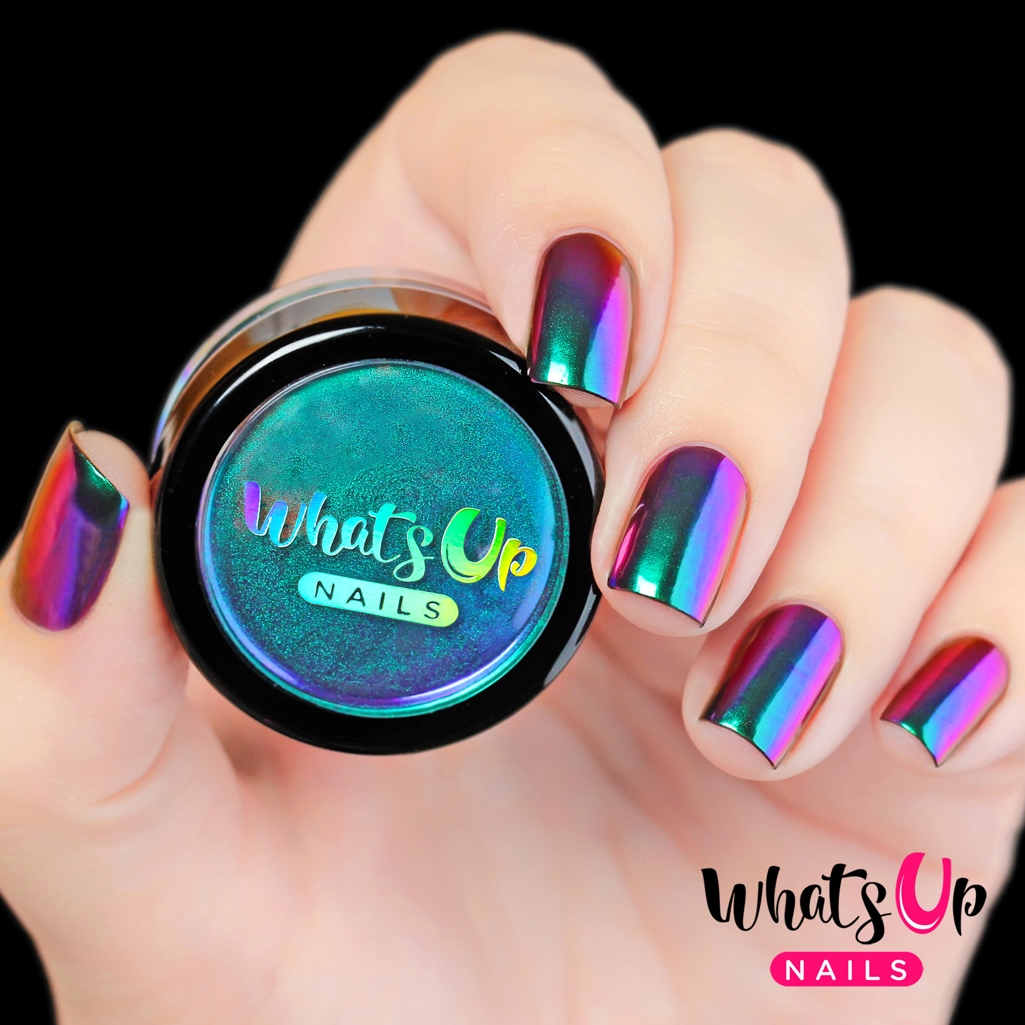 Whats Up Nails - Alchemy Powder Magic Color Shifting Pigment with Multi Chrome Mirror Effect