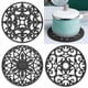 thumbnail image 5 of Monstrate 3 unids/set conjunto de accesorios de decoración de cocina-salvamanteles de silicona elegantes y resistentes al calor almohadillas Mostrada gris oscuro 20 centímetros, 5 of 6