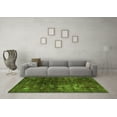 thumbnail image 3 of Ahgly Company Indoor Rectangle Oriental Green Modern Area Rugs, 2' x 3', 3 of 4