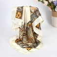 thumbnail image 3 of AWAYTR 35” Satin Large Square Head Scarves - 4PCS Silk Like Neck Scarf Hair Sleeping Wraps Satin Silk Scarfs for Women, 3 of 7