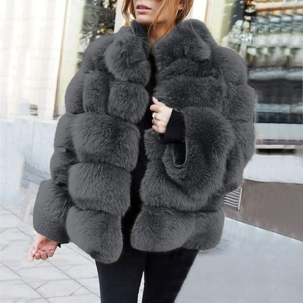 Plus Size Women Winter Thicken Hooded Zipper Up Warm Parkas Coat