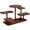 brown, variant on Vintage Wooden Display Risers Wood Showcase Stands for Shelves and Countertops Step Plinths for Jewellery, Desserts Display Rack