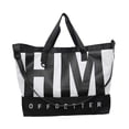 thumbnail image 4 of Bolsa de viaje, bolsa deportiva para gimnasio, bolsa para ropa, bolsa de compras, bolsa de yoga de moda, bolsa de hombro Negro, 4 of 9