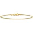 thumbnail image 2 of Avariah Diamonds Solid 10k Yellow Gold 1.4mm Parisian Wheat Chain - 7" Bracelet, 2 of 6