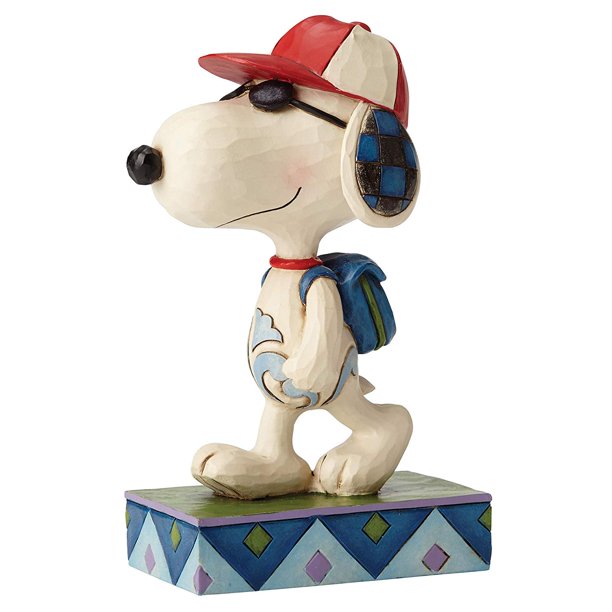 Jim Shore Snoopy Joe Cool Student Too Cool For School Figurine Too Cool For School Joe Cool Snoopy Student By Peanuts Walmart Com