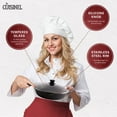 thumbnail image 5 of Cuisinel Pot and Pan Lid Tempered Glass Replacement Cover for Frying Pan Cast Iron 12”, 5 of 8