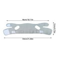 thumbnail image 3 of BFSAUHA 2 Pcs Masque Liftant en Ligne en V, Masque Facial en Forme de V, Masque Contouring en V, Sangle de Lifting du Visage, Ceintures de Tonification du Visage, Exercice de la Mâchoire, 3 of 9