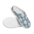 thumbnail image 3 of Lsque bead tree winter Pattern Womens Comfort Cotton on Scuff With Memory Foam and Anti-skid Sole Slipper-44/45, 3 of 7
