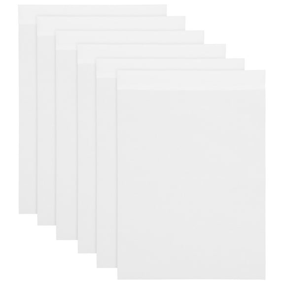 Homoyoyo 6-Pack Plain White Garden Flags Decorative Outdoor Yard Flags for Home Patio Lawn