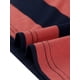 thumbnail image 5 of Camisetas de rayas para mujer Inspire Chic, corte ajustado, mangas de codo, cuello barco, talla M, rosa intenso y azul marino, 5 of 6