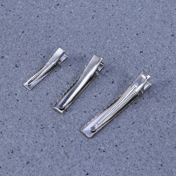 PBPBOX 30pcs Alligator Hair Clips for Women Hair Clipping Daily Use Silver Stainless Steel