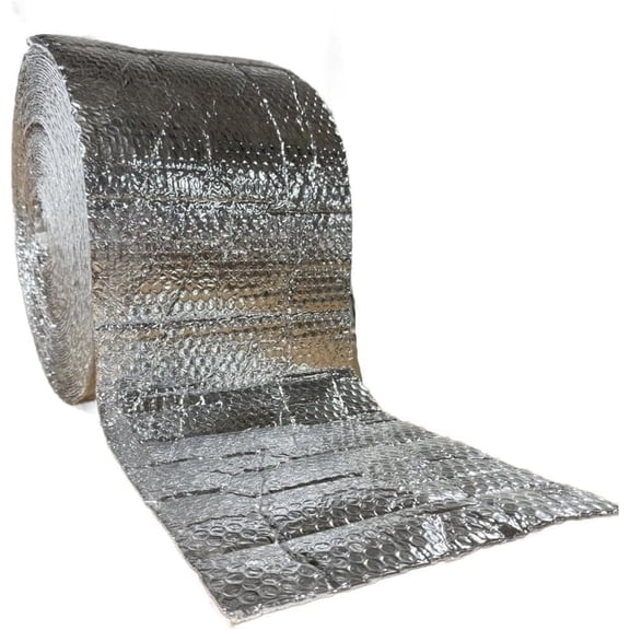 3/16" x 125' Reflective Bubble Cushioning Wrap Roll Thermal Insulation 24" x 125'