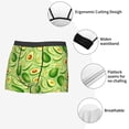 thumbnail image 6 of Bingfone Green Avocado Men's Underwear - Casual Stretch Boxer Briefs-X-Large, 6 of 7