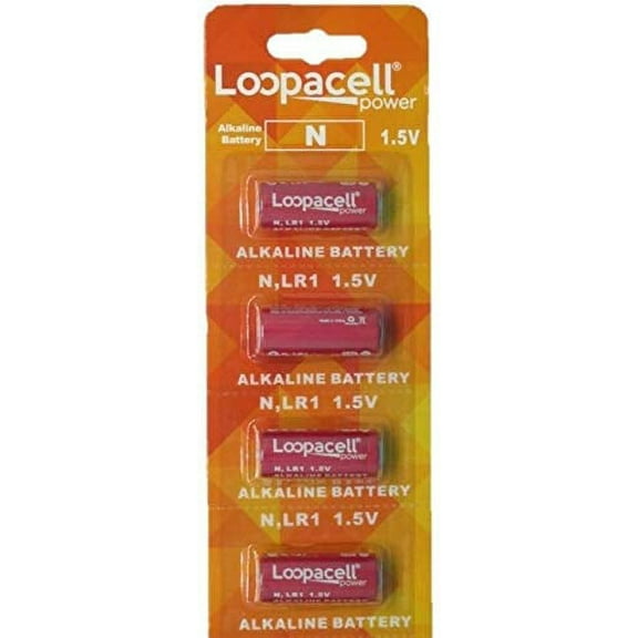 Loopacell E90 N LR1 Alkaline 1.5V 4 Batteries