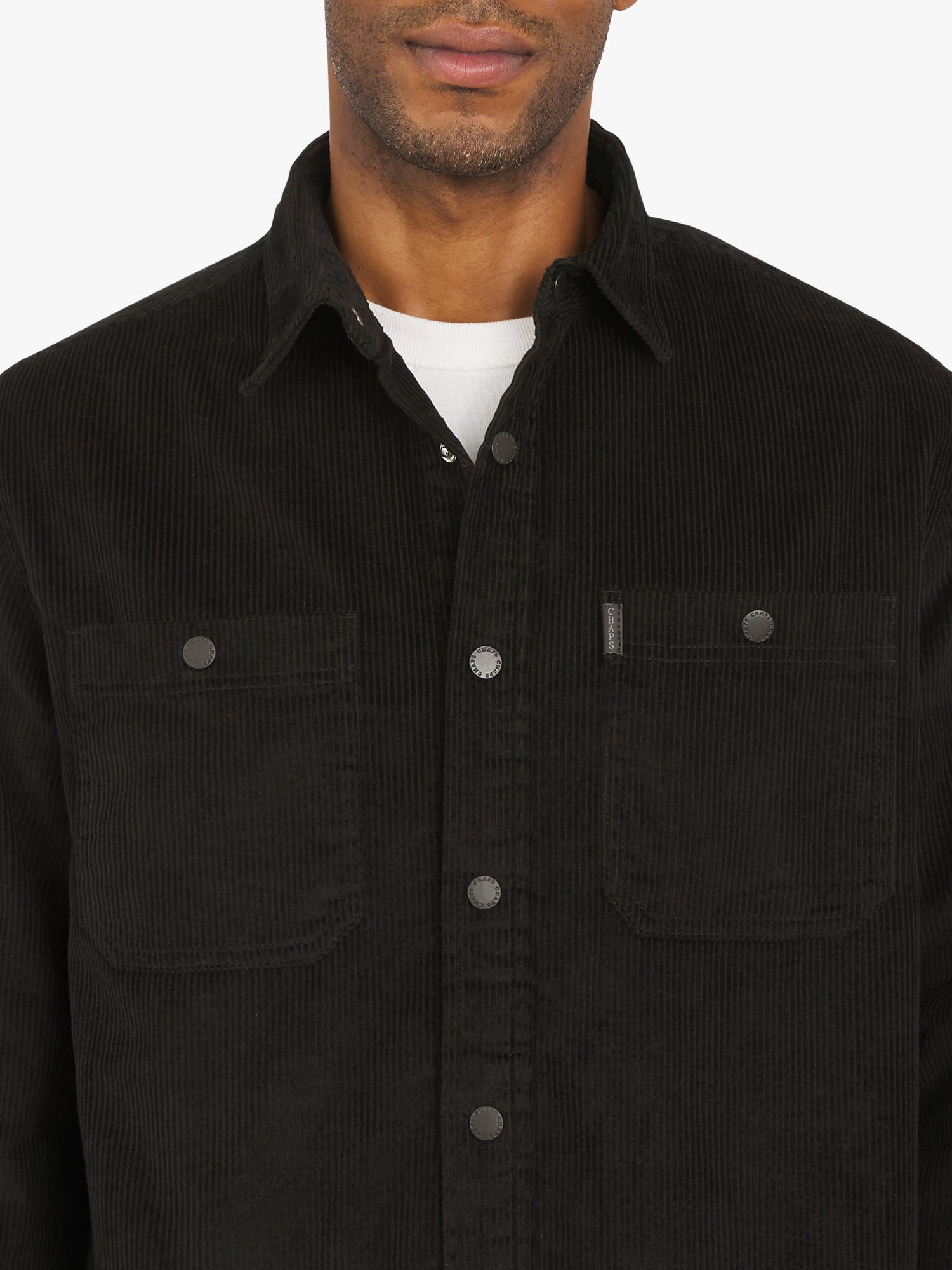 Chaps Men's & Big Men's Corduroy Flannel Lined Shirt, Sizes S-3XL