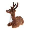 thumbnail image 4 of kurtrusly Modèle de Renne en Peluche Simulation Élan de Noël Jouet Brun Foncé Homme Assis 10x11x3cm 1Ensemble, 4 of 6