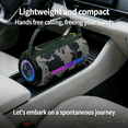 thumbnail image 5 of New X360 Portable Bluetooth Speaker, Deep Bass High Volume Premium Sound, Handheld Design for Outdoor, Desktop & Car, TF Card Support, LED Lights, Ideal for Family & Parent-Child Entertainment, 5 of 6
