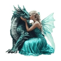 BadyminCSL Valentines Day Ornaments 20CM Flat Acrylic Standee - Various Fairies Elves Goddesses Valentine's Day Decor Home Decoration Stand