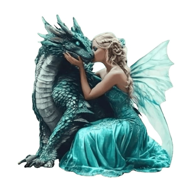 Figuras Acrílicas de Hadas, Elfos y Diosas | Decoración para El Hogar En San Valentín | 1 Figura Acrílica de Escritorio