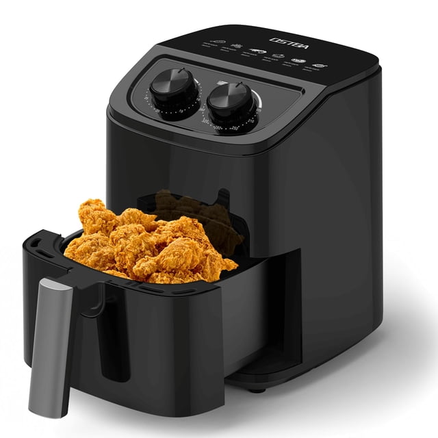 Freidora de Aire OSTBA 2.5QT con 6 Menús y Controles Manuales