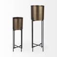 thumbnail image 5 of Mercana Sowerberry Small 9L X 9W X 24H Plant Stand in Black, 5 of 7