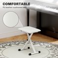 thumbnail image 4 of HOMCOM Banc de Piano Réglable, Tabouret de Piano Pliant en X, 4 of 10