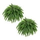 thumbnail image 1 of Planta artificial de helecho artificial, hojas verdes realistas decorativas para bricolaje. 2 piezas, 1 of 8
