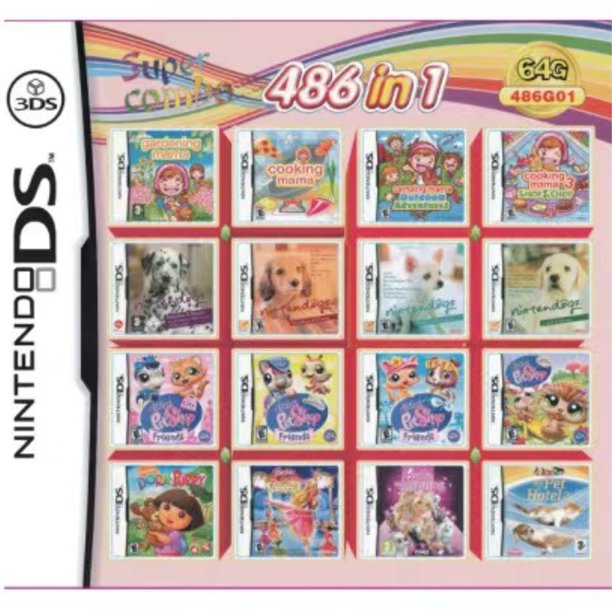 3DS NDS Game Card Combined Card 510 In 1 NDS Combined Card NDS Cassette 482 IN1 208 500