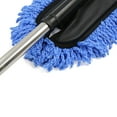 thumbnail image 4 of Unique Bargains Microfiber Telescoping Flat Brush Duster Wax Mop Car Cleaning Washing Tools Blue, 4 of 4