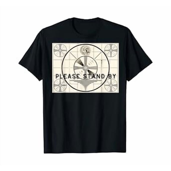 Old Test Pattern Television Vintage T-Shirt