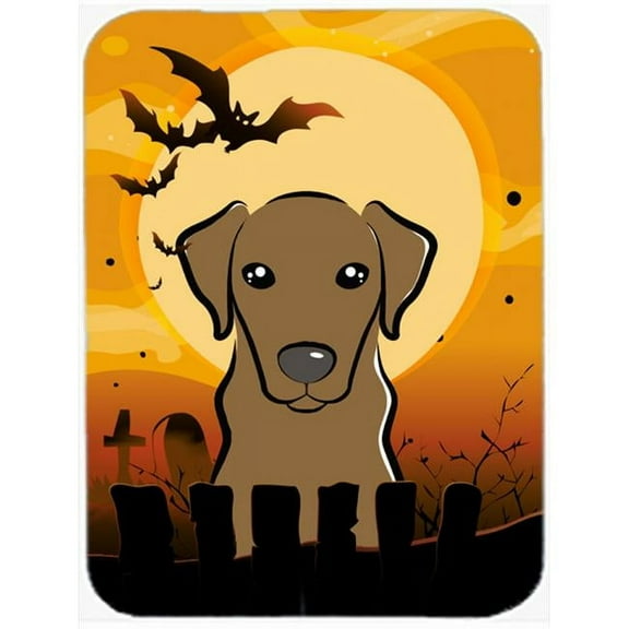 Halloween Chocolate Labrador Mouse Pad, Hot Pad & Trivet