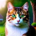 thumbnail image 2 of Majestic Meow - Cat Portrait Canvas Wall Art, 2 of 2