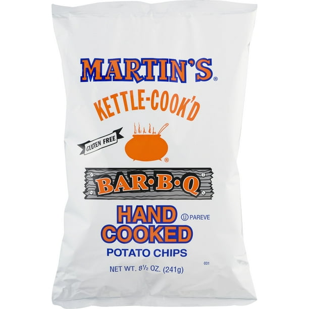 Martin's KettleCook'd BarBQ Potato Chips 8.5 Oz. (4 Bags
