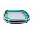 thumbnail image 2 of SAMMART 10L (2.6 Gallons) Collapsible Tub - Foldable Dish Tub - Portable Washing Basin - Space Saving Plastic Washtub, 2 of 5