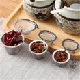 thumbnail image 1 of kurtrusly Stainless Steel Mesh Tea Ball Tea Infuser Seasoning Strainers 4 Sizes L, 1 of 8