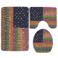 thumbnail image 1 of ABPHQTO Rayas de la bandera americana Juego de alfombras de baño de 3 piezas Alfombra de baño Alfombra de contorno y tapa de inodoro ABPHQTO Cont-CHAPPLE-30934, 1 of 2