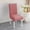 Watermelon Red, variant on Elastic Dining Chair Covers, Stretchable Seat Slipcovers for Kitchen and Restaurant, Washable Fabric Protector with Leaf Pattern, Orange Wine Red Mint Green, Easy Fit