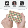thumbnail image 6 of ZICANCN Outlet Covers Wall Plate, Red Green Plaid Check Light Switch Cover Decorative, Duplex Toggle Combo 1-Gang, 6 of 9