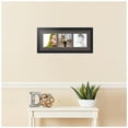 thumbnail image 2 of ArtToFrames Collage Photo Picture Frame with 3 - 6x6 Openings, Framed in Black with Chestnut and Black Mats (CDM-3926-66), 2 of 8