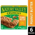 thumbnail image 3 of (12 pack) Nature Valley Crunchy Granola Bars, Peanut Butter, 12 Count, 8.94 oz (6 Pouches), 3 of 16