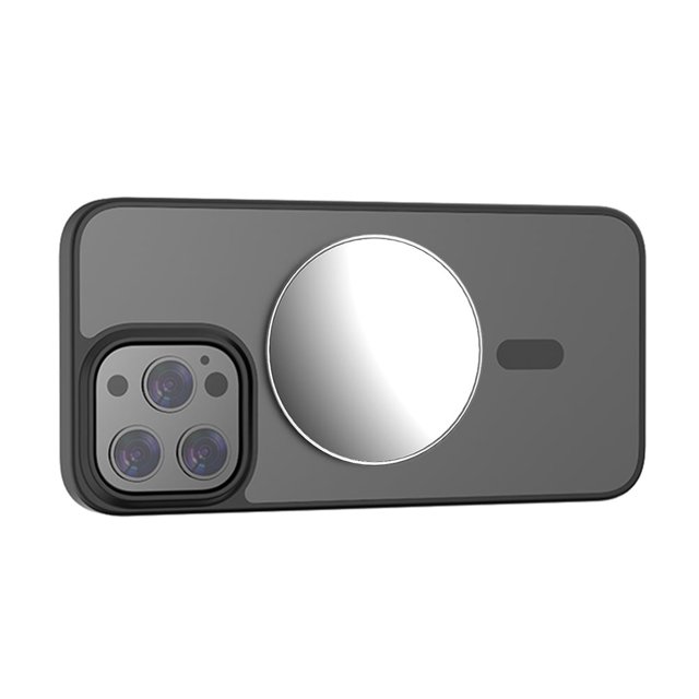 Espejo magnético para selfies Jixopn para cámara trasera, espejo convexo delgado para teléfono, espejo reflectante para selfies y vlogs para iPhone 15, 14, 13, 12, funda MagSafe y todos los