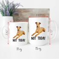 thumbnail image 4 of Funny Irish Terrier Red Not Today Dog Mug, Lazy Gift For Women Dogs Mom Coffee Mug 11oz, Mother's Day Gifts For Mom From Son, Kids, Gift For Mom, Funny Mom Mug, Birthday, Christmas Gift 11oz Or 15oz, 4 of 4